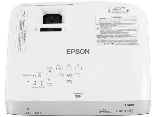 Projector S39 Proyector Epson PowerLite S39, resolución de 800 x 600, Contraste ...