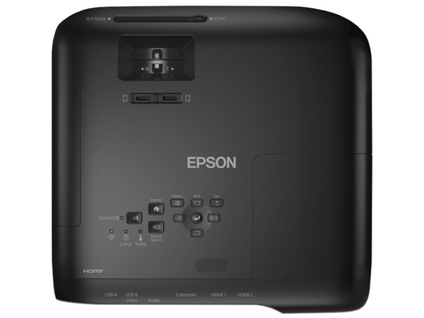 Proyector Epson PowerLite FH52+, 3LCD, resolución de 1920 x 1080, Contraste 16,000:1 y 4,000 ANSI-Lumens.
