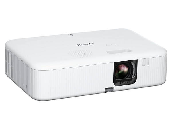 Proyector Portátil Epson EpiqVision FH02: 
Resolución Full HD 1920 x 1080, 
Contraste 350:1 y 3000 Lúmenes, 
Color Blanco.