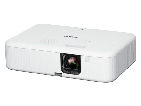 Proyector Portátil Epson EpiqVision FH02: 
Resolución Full HD 1920 x 1080, 
Contraste 350:1 y 3000 Lúmenes, 
Color Blanco.