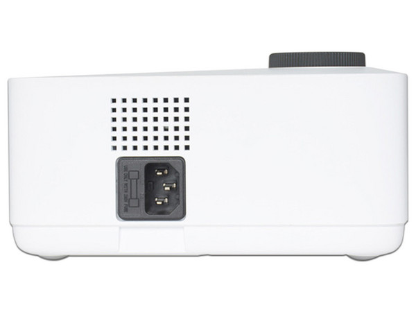 Proyector Ghia GVP350, 
Resolución FHD (1920 x 1080), 
Contraste 1000:1 y 350 lúmenes. 
Color Blanco.