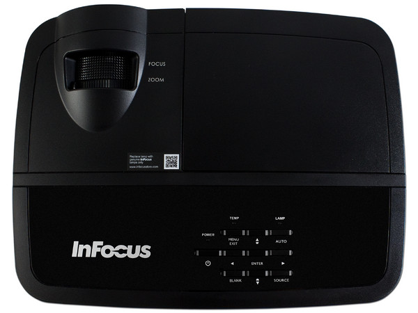Proyector InFocus IN112x, resolución de 800 x 600, 3200 ANSI-Lumens, 3D ready.