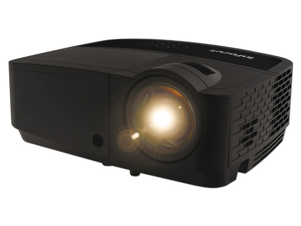 Proyector de tiro corto InFocus IN126STA, Resolución de 1280 x 800, Contraste 15000:1 y 3300 ANSI-Lumens.