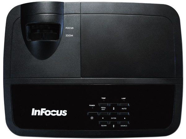 Proyector InFocus IN128HDSTX, resolución de 1920 x 1080, 3500 ANSI-Lumens, 3D ready.