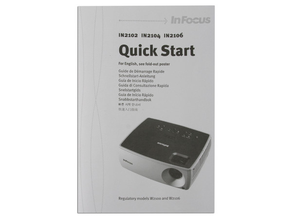 Proyector InFocus Work Big IN2104 de 2500 Lúmenes
