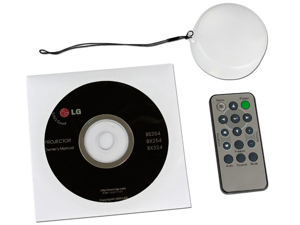 Proyector LG BS254, Resolución de 800 x 600 y 2500 lúmenes. 
