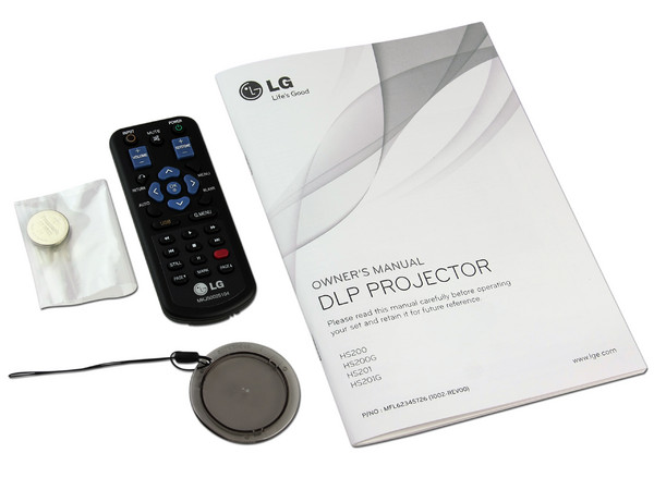 Proyector de Bolsillo LG LED HS201 Resolución de 800 x 600 y 200 ANSI-Lumens.