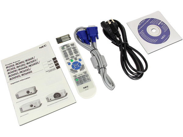  Proyector NEC M300X, Resolución de 1024 x 768, 3000 lúmenes, Contraste 2000:1.