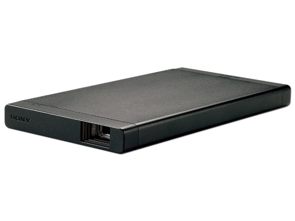 Proyector Sony portátil MP-CL1  con batería integrada, resolución de 1280x720 HD, Wi-Fi y bocinas Integradas.