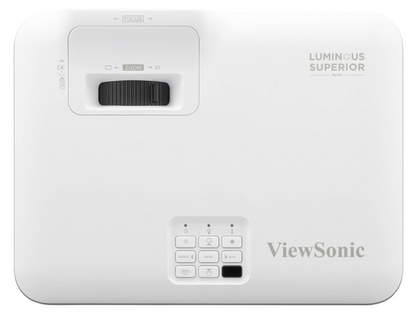 Proyector Láser ViewSonic LSD500HD, 
Resolución Full HD (1920 x 1080), 
5.500 lúmenes ANSI, 
Contaste de  3.000.000:1. 
Color Blanco.