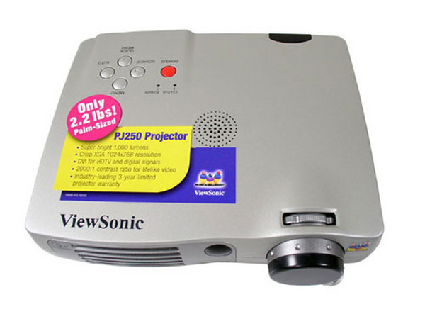 Proyector ViewSonic PJ250, 1000Lumens, 1Kg