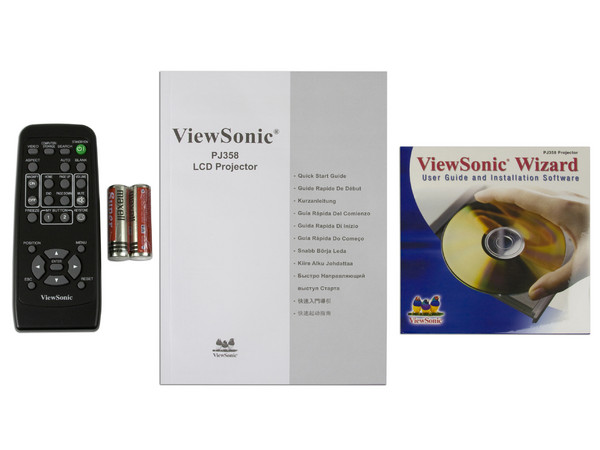 Proyector ViewSonic PJ358, Resolución de 1024X768 con 2,000 lúmenes.
