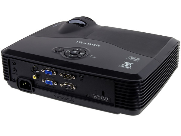 Proyector Viewsonic PJD5123, Resolución de 800 x 600, 2700 lúmenes. 120Hz y 3D ready.