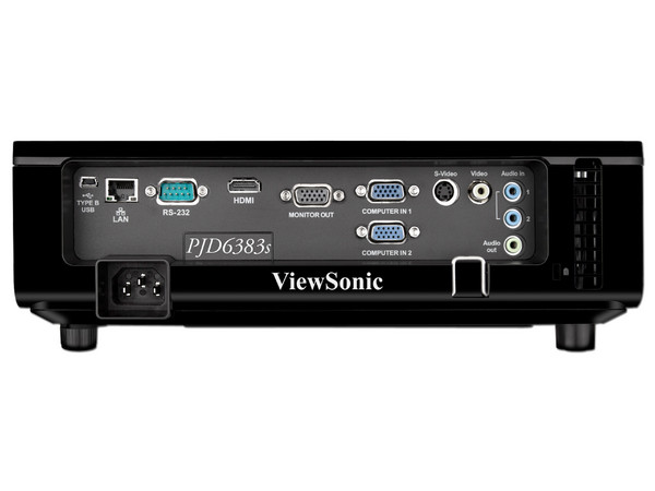 Proyector de Tiro Corto ViewSonic PJD6383S, Resolución de 1024 x 768, 3000 ANSI-Lumens.