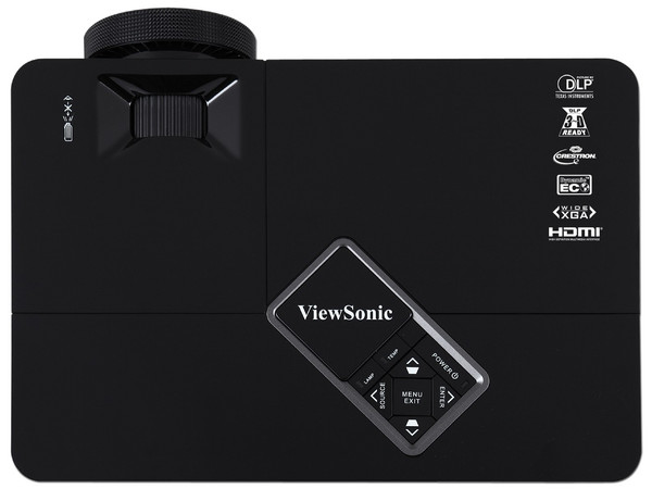 Proyector ViewSonic PJD6544W, Resolución de 1280 x 800, 3500 ANSI-Lumens, 3D ready.