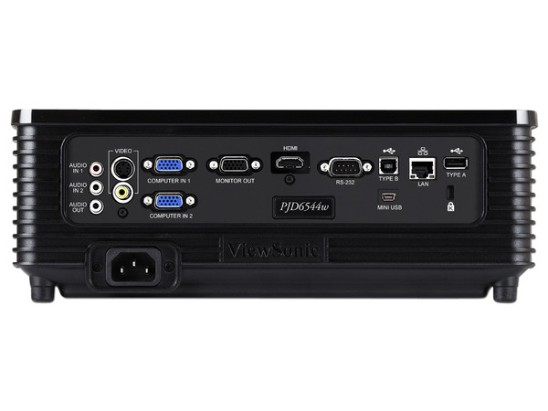 Proyector ViewSonic PJD6544W, Resolución de 1280 x 800, 3500 ANSI-Lumens, 3D ready.