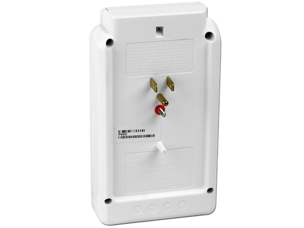 Protector contra Sobretención APC con Temporizador, para pared de 4 Tomacorrientes.