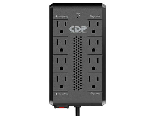 Regulador de Voltaje CDP R-AVR1408 de 1410VA/700W, Protección para Equipos Electrónicos.