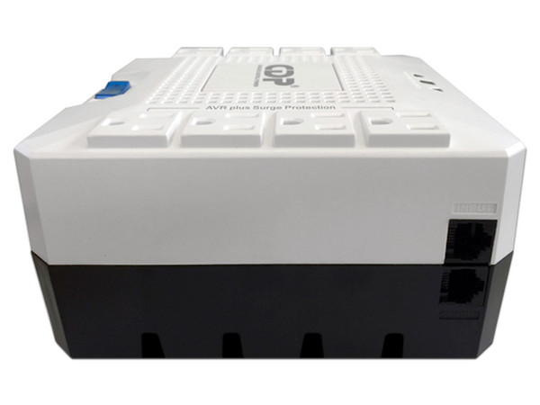 Regulador CDP R-AVR1808 de 1800VA / 1000W con 8 Tomas NEMA 5-15R, Protección sobretensión 175J e Indicadores LED.