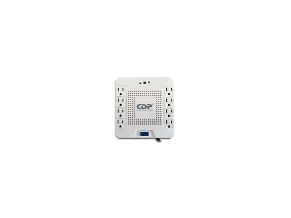 Regulador De Voltaje, CDP, Modelo AVR-PRO 1808, 1800 V, 1000 W, 8 Conectores.