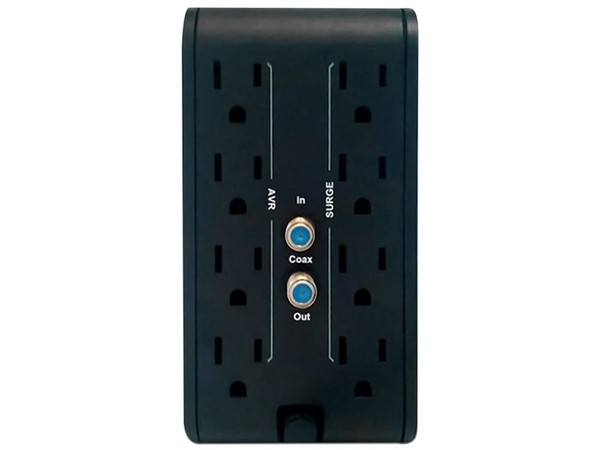 Regulador CDP R2CU-AVR1008, de 1000VA/500W con 8 contactos NEMA 5-15R y 4 contactos USB.