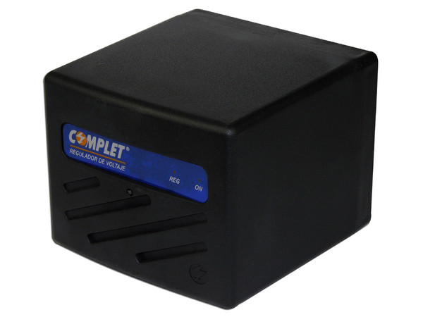 Regulador Complet ERV-5-014 de 2000VA/1100W, 8 Contactos. Color Negro.