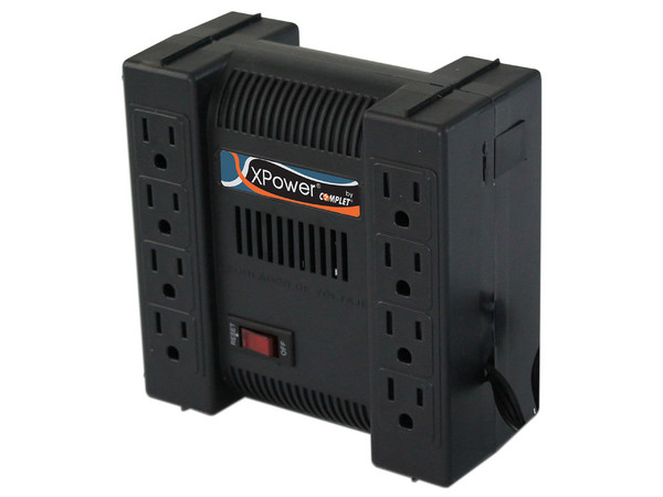 Regulador Complet XPOWER 1300, de 1300VA/650W con 8 contactos.