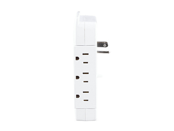 Multicontacto CyberPower P6WSUC, 6 Contactos NEMA 5-15R,1 Puerto USB Tipo A, Color Blanco.