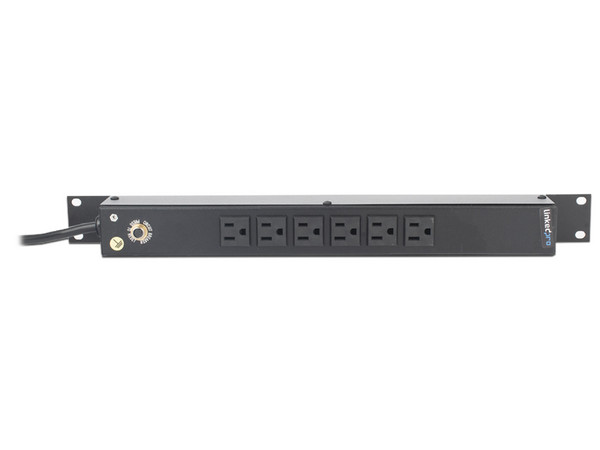 Tomacorriente Horizontal (PDU) 6 Contactos NEMA 5-15R, Rack 19