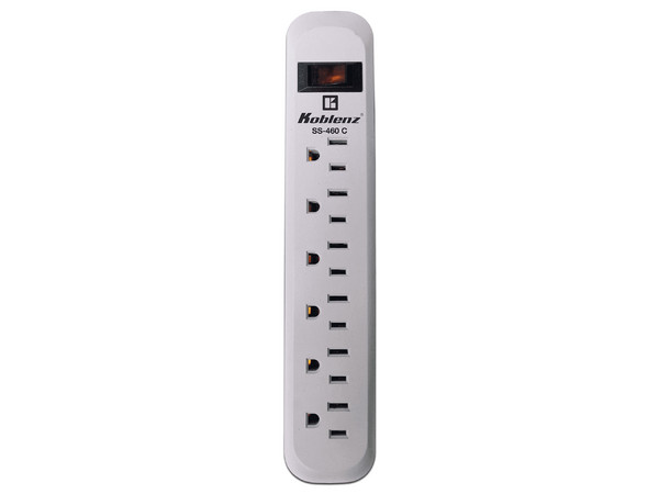 Supresor de picos Koblenz SS-460-C de 460J con 6 contactos.