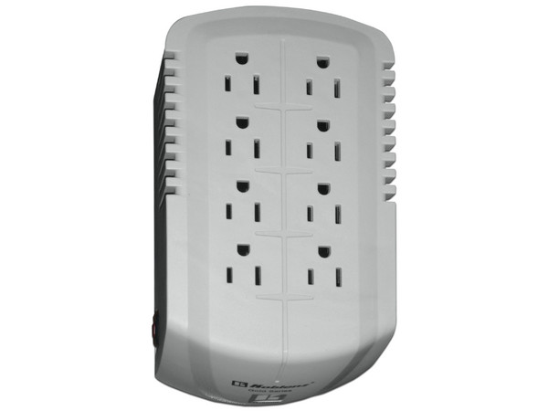 Regulador Koblenz ER-2000 2000VA/800W con 8 contactos. Color Blanco.