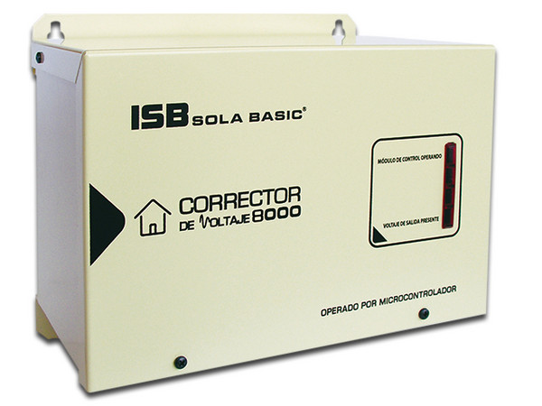 Regulador de Voltaje Industrial Sola Basic, Entrada 120 V, (4,000 VA).