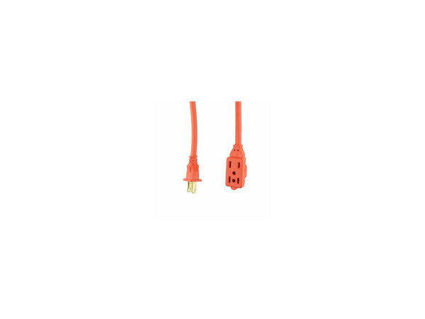 Extensión PVC Uso Rudo Santul, 20 Metros, Color Naranja.
