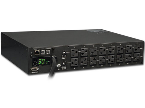 PDU monitoreable monofásico Tripp Lite de 2.9kW con 16 contactos de 120V 3.05 m, 2U.