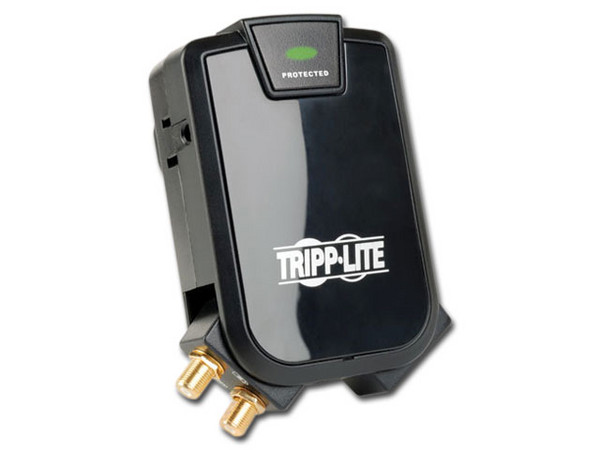 Supresor de picos compacto TrippLite TLP31SAT con 3 contactos de 1080J.