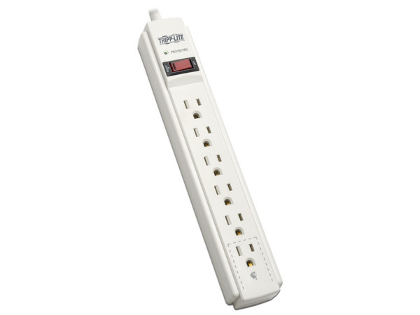 Supresor de Picos Tripp Lite con 6 contactos NEMA 5-15R, 1.8m.