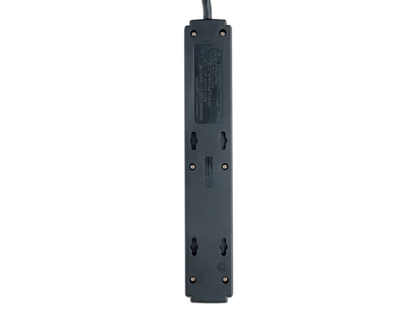 Multicontacto TrippLite TLP606B  con supresión de picos de 6 contactos, 790J. Color Negro.