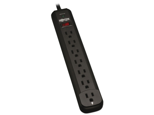 Protector contra sobretensiones Tripp Lite Protect It!, de 6 contactos, 3.65m. Color Negro.