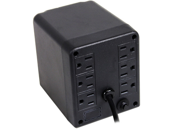 Regulador Vica  SyncronX 2000VA (1000 Watts), 6 Contactos, USB.