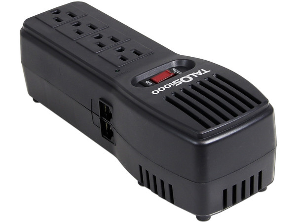 Regulador Vica Talos 1000, 500 Watts(1000 VA), 4 Contactos.