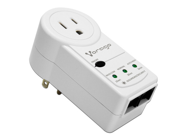 Protector De Voltaje Vorago AVR-300, Supresor De Picos, 1,800 W. Color Blanco
