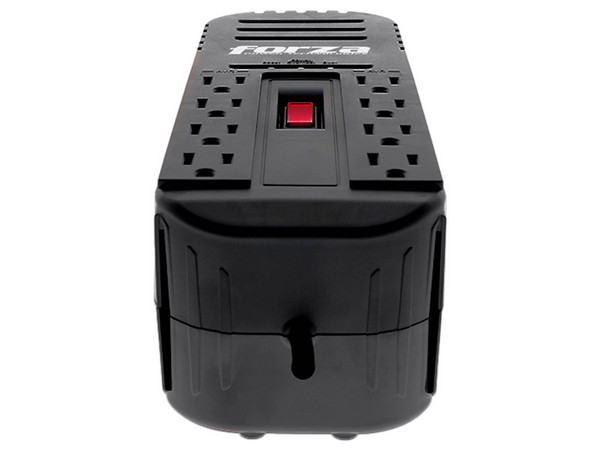 Regulador de Voltaje Forza FVR-2201 2200VA/1100W, 8 Contactos. Color Negro.