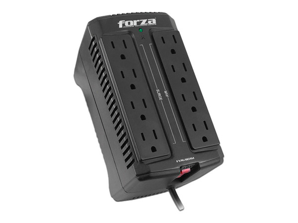 Regulador Forza FVR-901M, 900VA/450W, 8 Contactos.