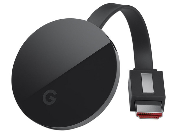 Google Chromecast Ultra, 4K, HDMI (dispositivo de transmisión de contenido multimedia), Bulk.