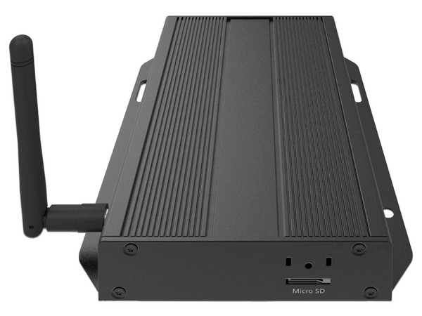 Reproductor multimedia en red ViewSonic, 4K UHD, Android 7.1, Gigabit LAN, Wi-Fi.