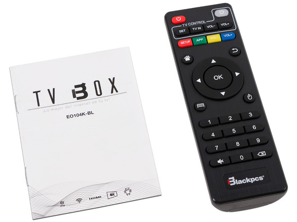 TV Box Blackpcs con Android 7.1, Memoria RAM de 1GB, Almacenamiento 8GB, (Convierte tu TV convencional en Smart TV).