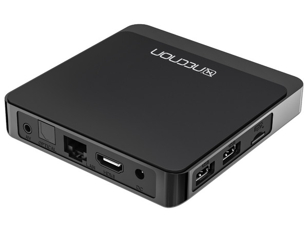 TV Box Necnon 4K con Android 7.1, Memoria RAM de 1GB, Almacenamiento 8GB (Convierte tu TV convencional en Smart TV).