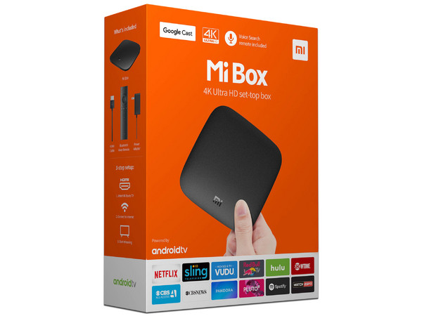 Reproductor de Streaming multimedia Xiaomi Mi Box 3, 
Soporta Resolución de hasta 4K 60Hz, HDR,
Procesador  Quad Core (2.0GHz),
RAM 2GB, Almacenamiento 8GB,
802.11ac/b/g/n, Bluetooth 4.0,
Sistema Operativo Android TV