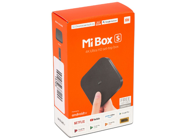 Reproductor de Streaming multimedia Xiaomi Mi Box S,
Soporta Resolución de hasta 4K, HDR,
Asistente de Google, Chromecast,
 Wireless AC (Wi-Fi 5), Bluetooth,
Sistema Operativo Android TV