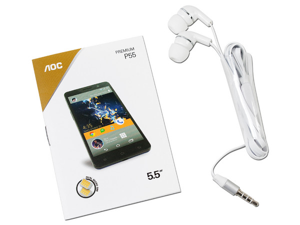 Smartphone AOC P55 Premium con Pantalla Full HD IPS Touch de 5.5